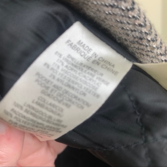 THEORY Dyed Shearling Collar coat, L - Picture 14 of 14